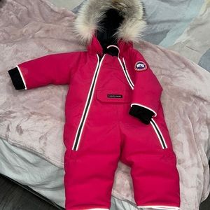 Baby Canada Goose Pink Snowsuit… 3-6 Months